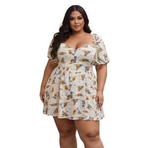 Her Universe Disney Lady and The Tramp Sweetheart Mini Dress Size 2X NWT